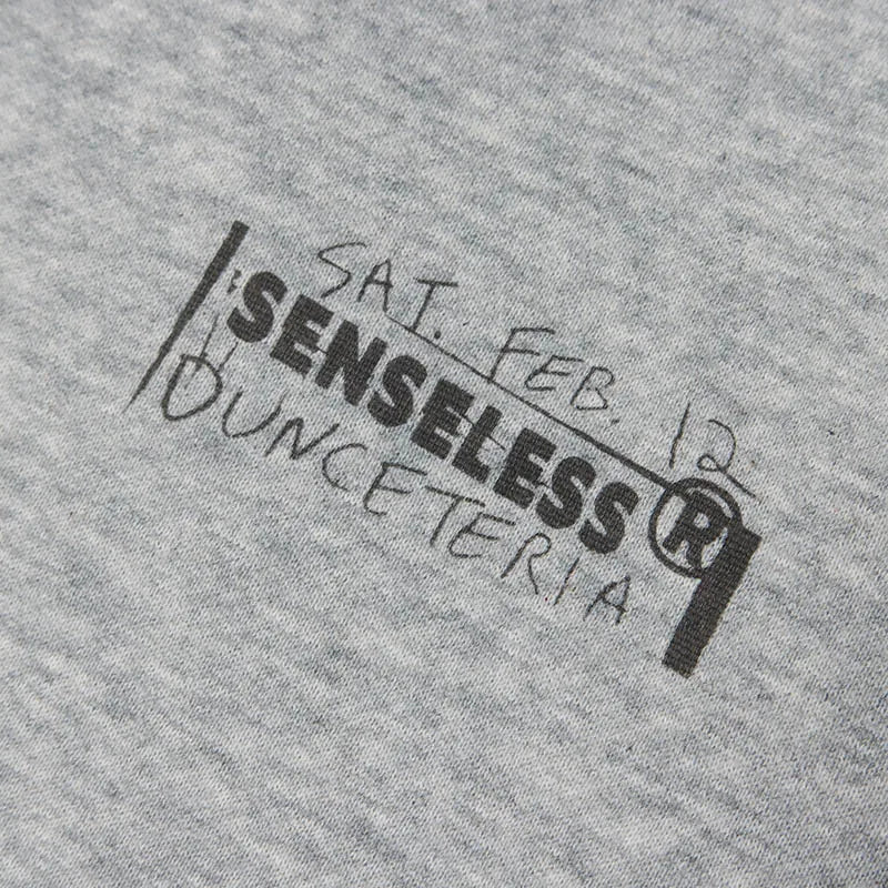Bear Letter Print Fleece Hoodie — back view
