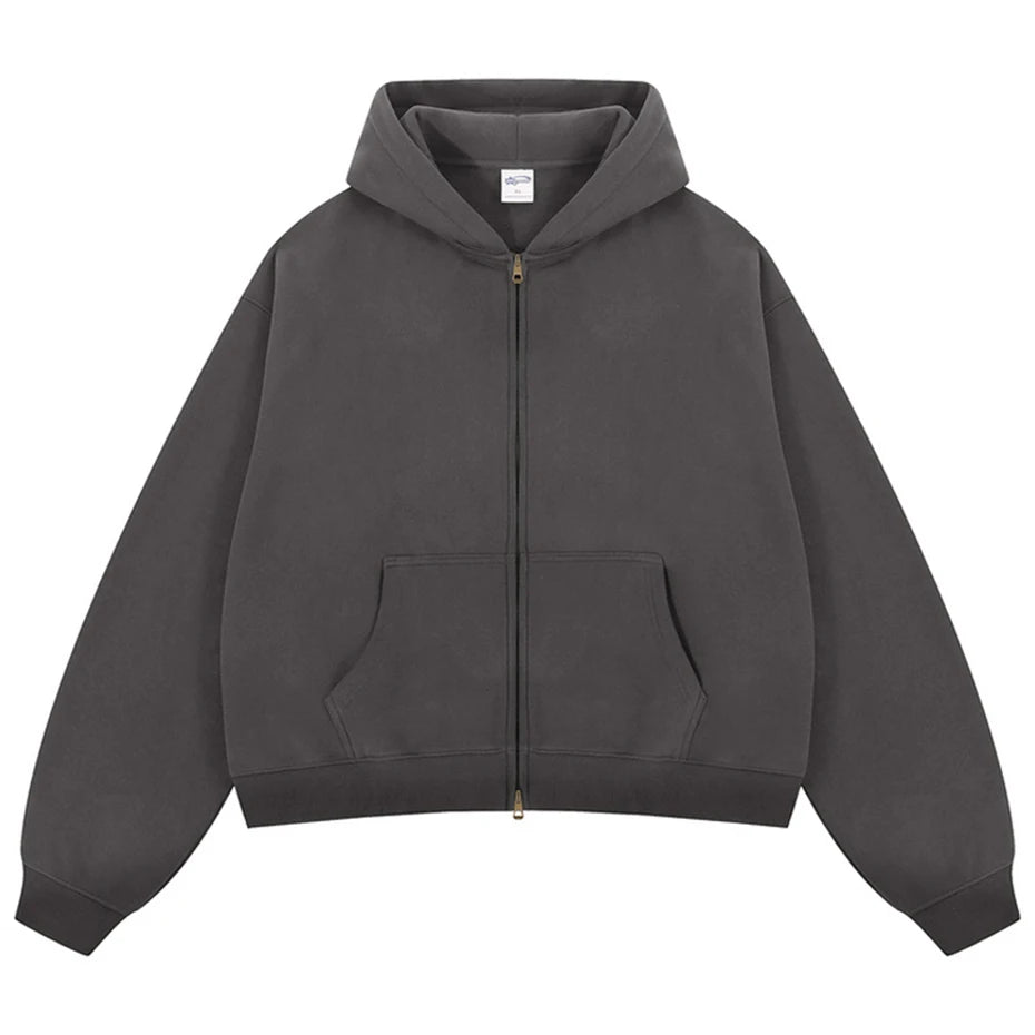 Hooded Oversized Jacket — close-up