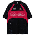Black Vintage Oversized T-Shirt — back view