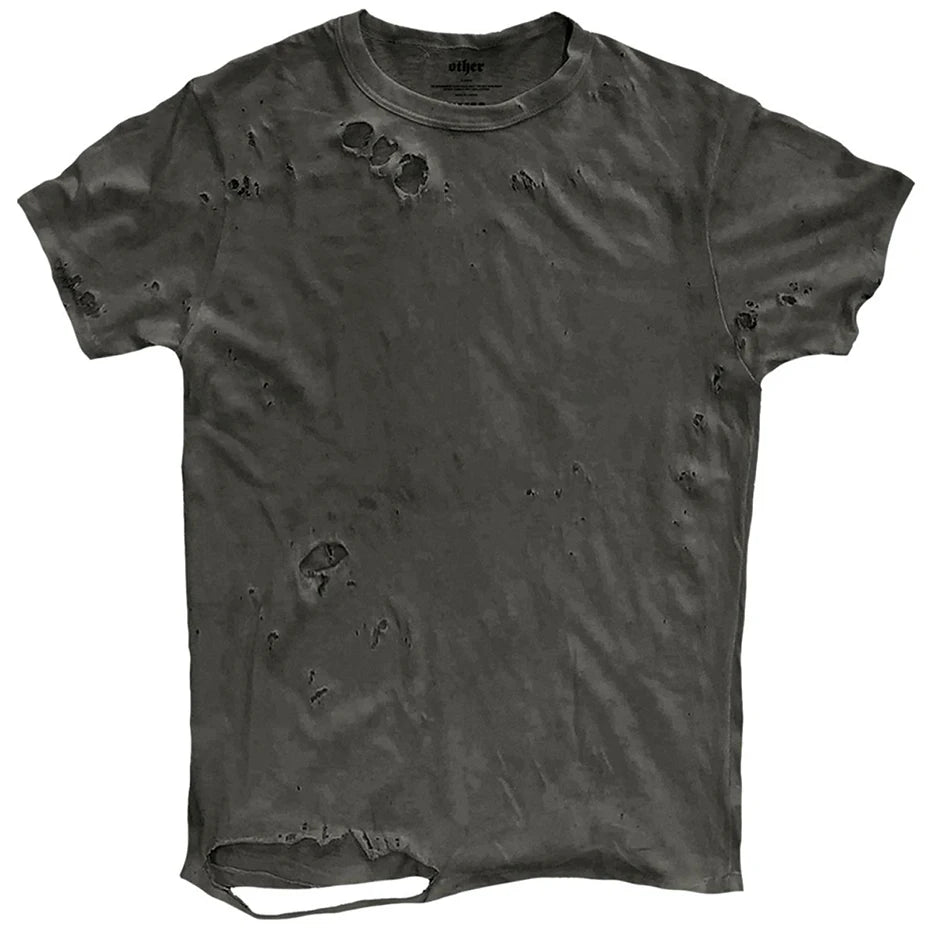 Ripped Vintage Graphic T-Shirt — full look
