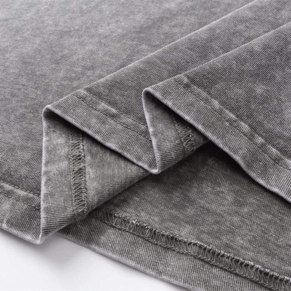 Wax Vintage Print Oversized T-Shirt — fabric close-up