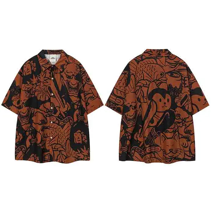 Beach Graphic Shirt — flat lay