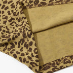 Vintage Leopard Loose T-Shirt — fabric close-up