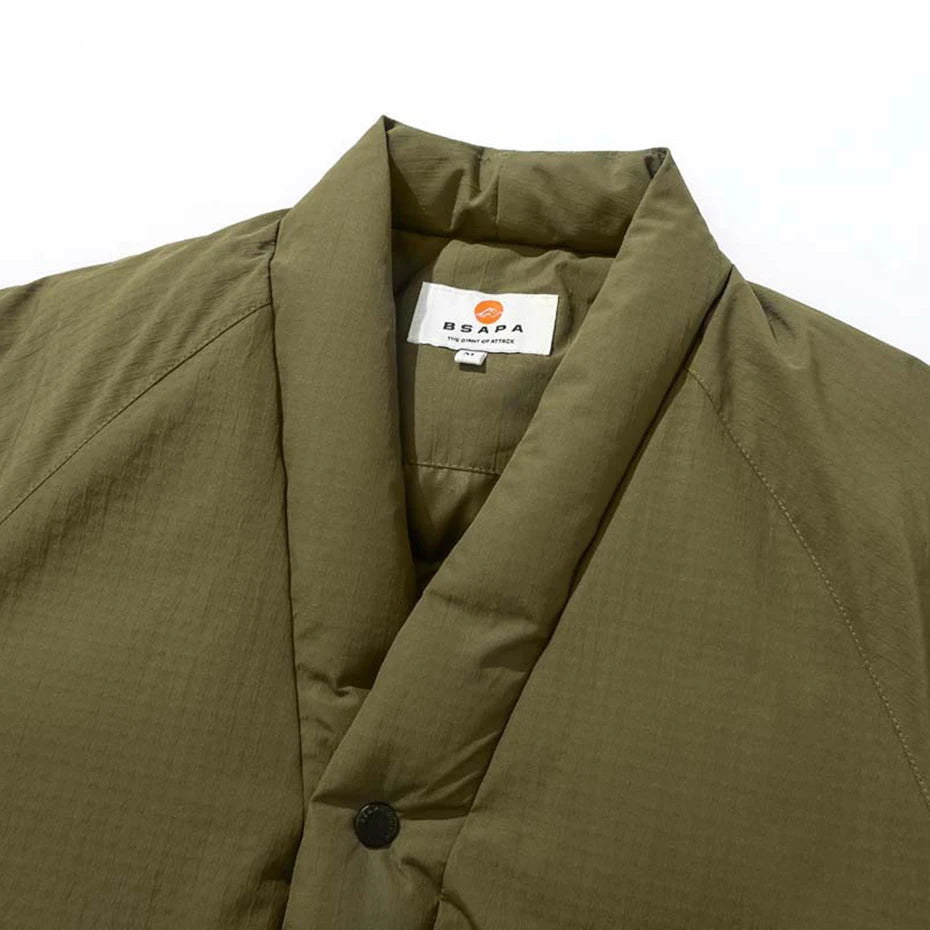 Loose Puffer Jacket — fit shot