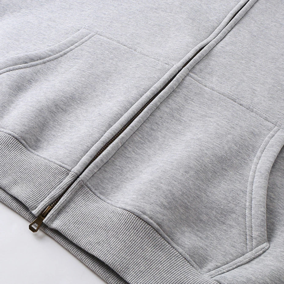 Hooded Oversized Jacket — fit shot