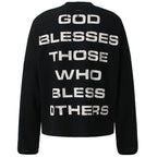 Graphic Oversized Long Sleeve Tee — front view