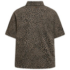 Vintage Leopard Loose T-Shirt — front view