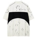 Black Vintage Oversized T-Shirt — front view