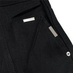 Flared Red Denim Flare Jeans — detail shot