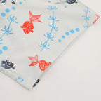 Hawaii Graphic Loose Shirt — fabric close-up