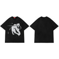 Face Graphic Oversized T-Shirt — fit shot