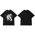 Face Graphic Oversized T-Shirt — fit shot