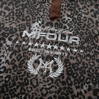 Vintage Leopard Oversized T-Shirt — fit shot