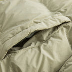 Vintage Padded Oversized Puffer Jacket — fabric close-up