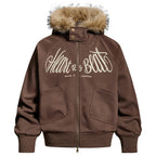 Fur Oversized Jacket — detail shot