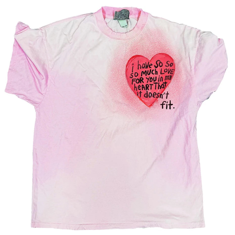 Y2K Tie Dye Graphic Oversized T-Shirt — side view