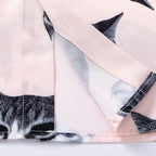 Cat Graphic Oversized Shirt — fit shot