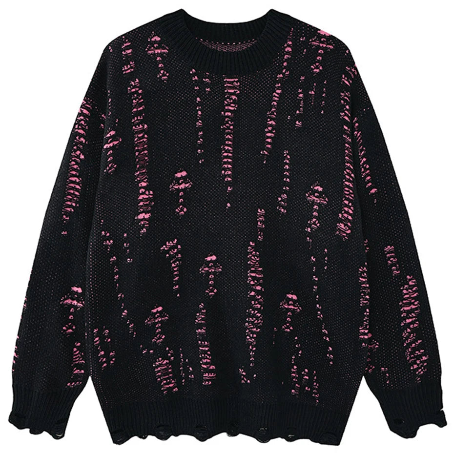 Jumpers Vintage Knit Oversized Sweater — styling shot