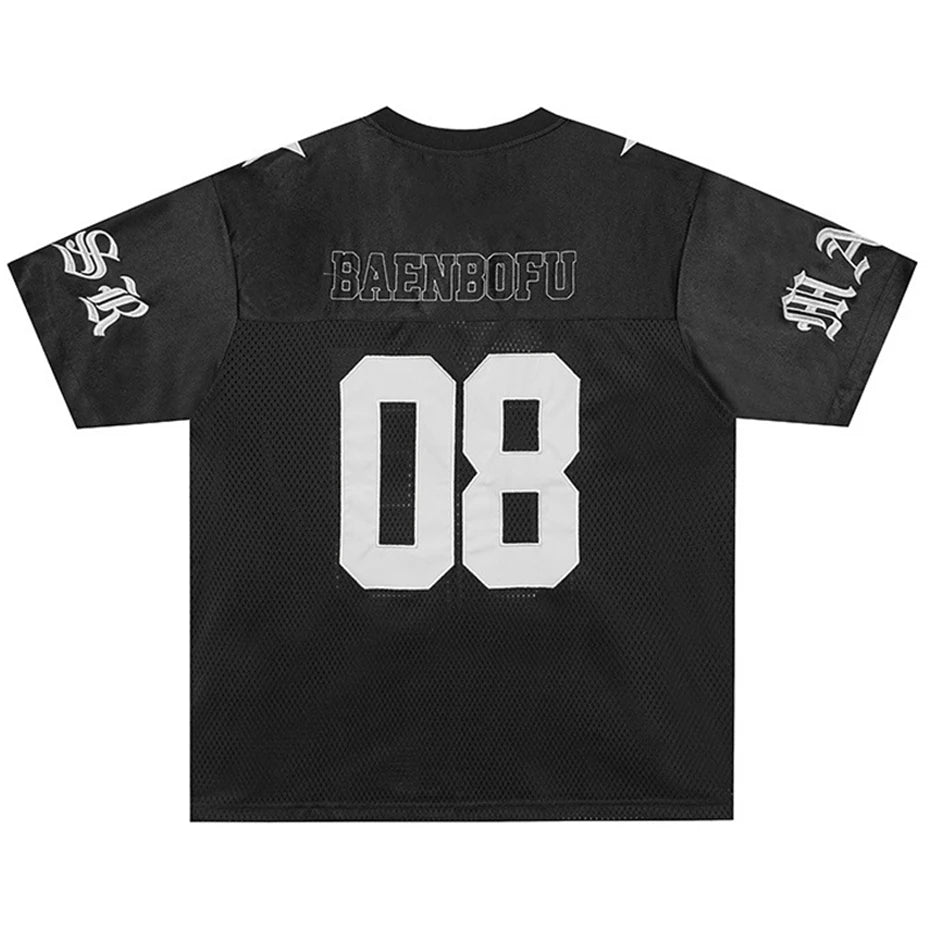 Sport Star Graphic Oversized T-Shirt — front view