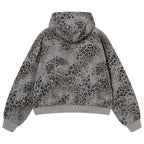 Vintage Leopard Oversized Jacket — front view