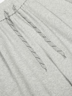 Drawstring Wide Leg Relaxed Sweatpants