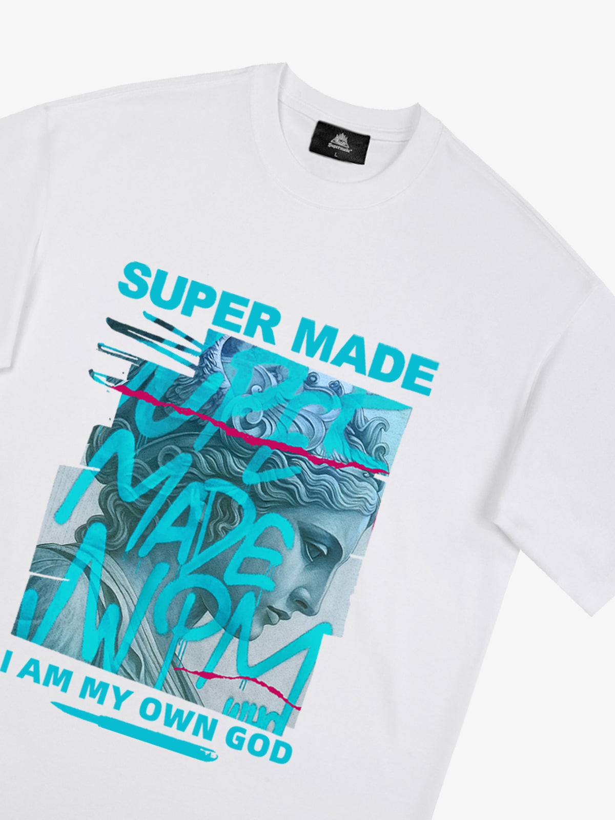 precipice Blue Art Graffiti Pattern T-Shirt