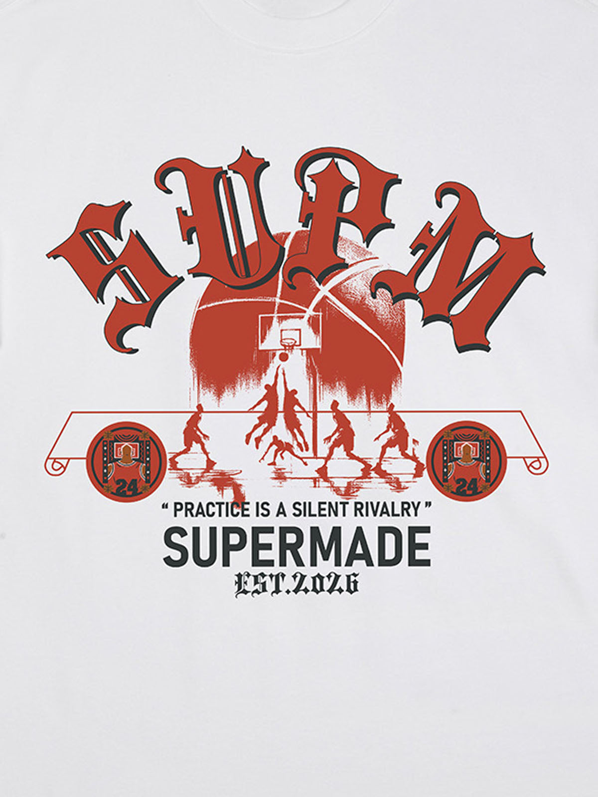 SUPM Slogan Graphic Retro Streetwear T-Shirt