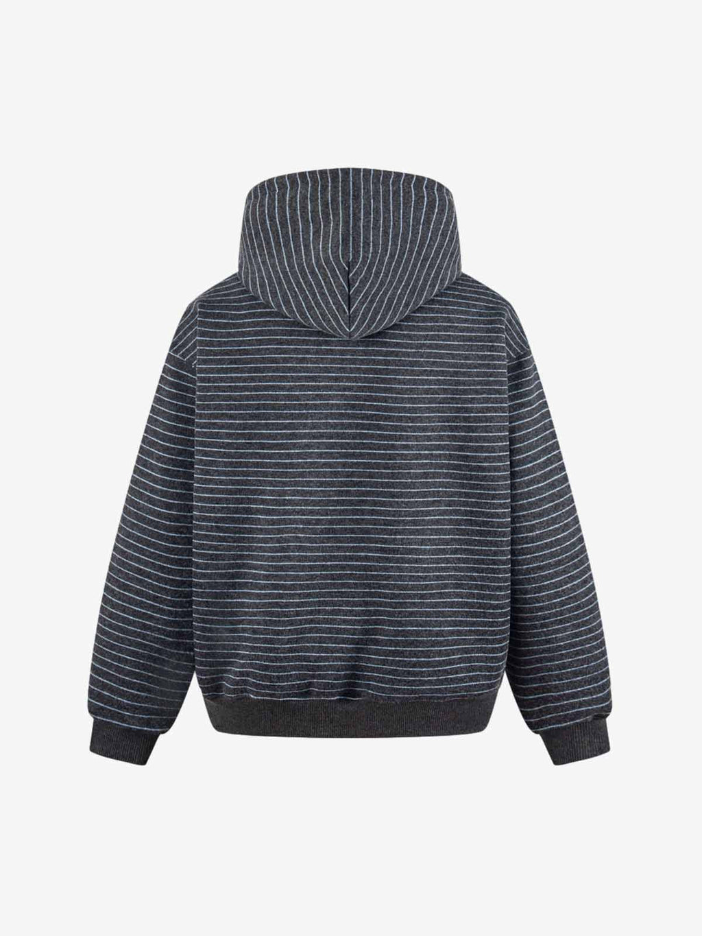 precipice Striped Terry Embroidery "Made" Hoodie