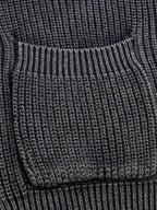 Vintage Chunky Zip Up Knit Jacket