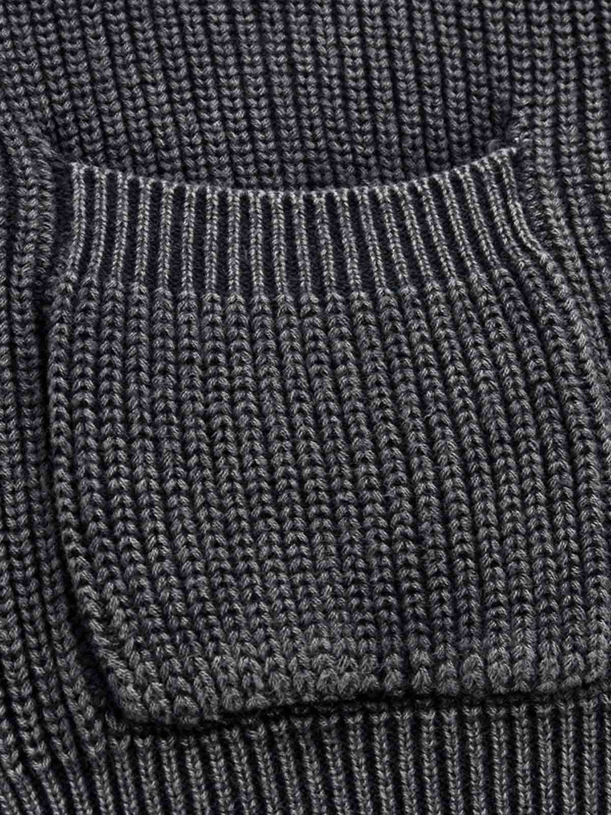 Vintage Chunky Zip Up Knit Jacket