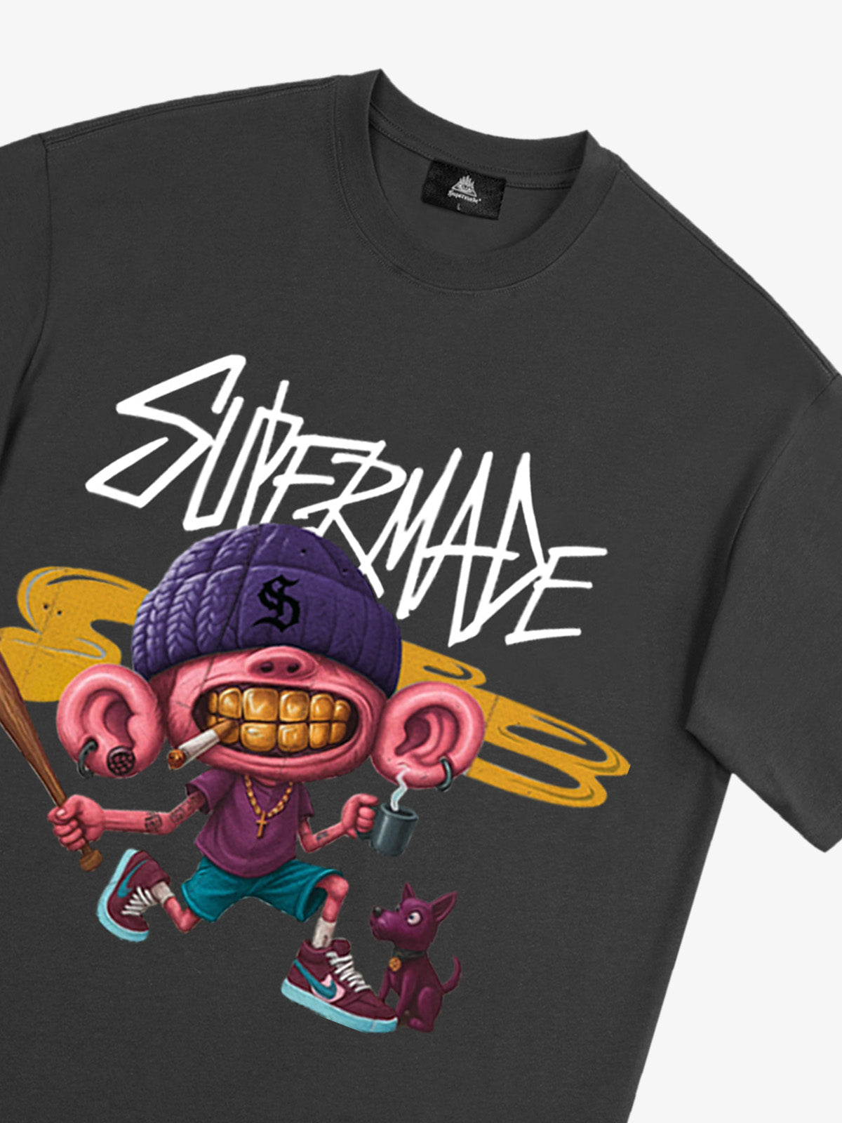 Theprecipice Cartoon Graffiti Trendy Weird Kid T-Shirt