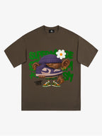 Street Cartoon Sneaker Graffiti Sneaker T-shirt