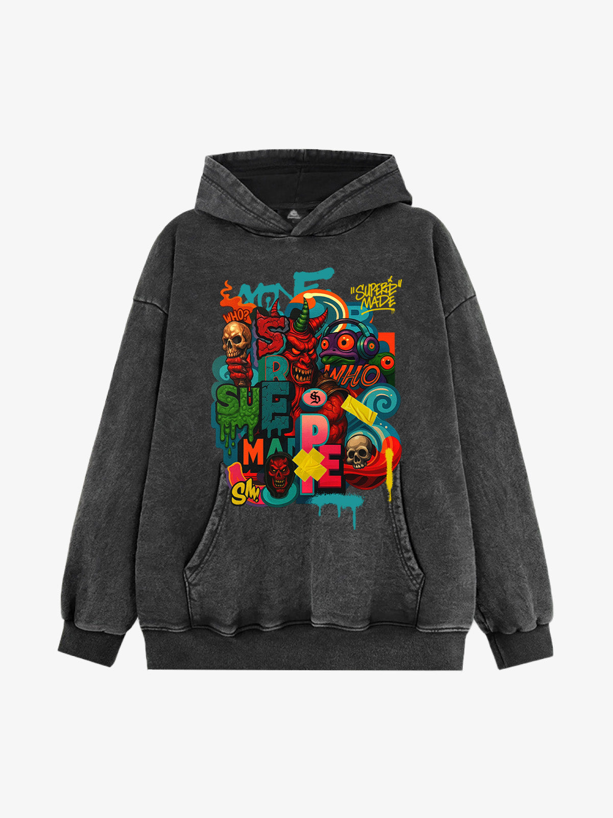 Theprecipice Devil Street Graffiti Carnival Hoodie