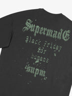 Gothic Skull Spiderweb Graphic T-Shirt