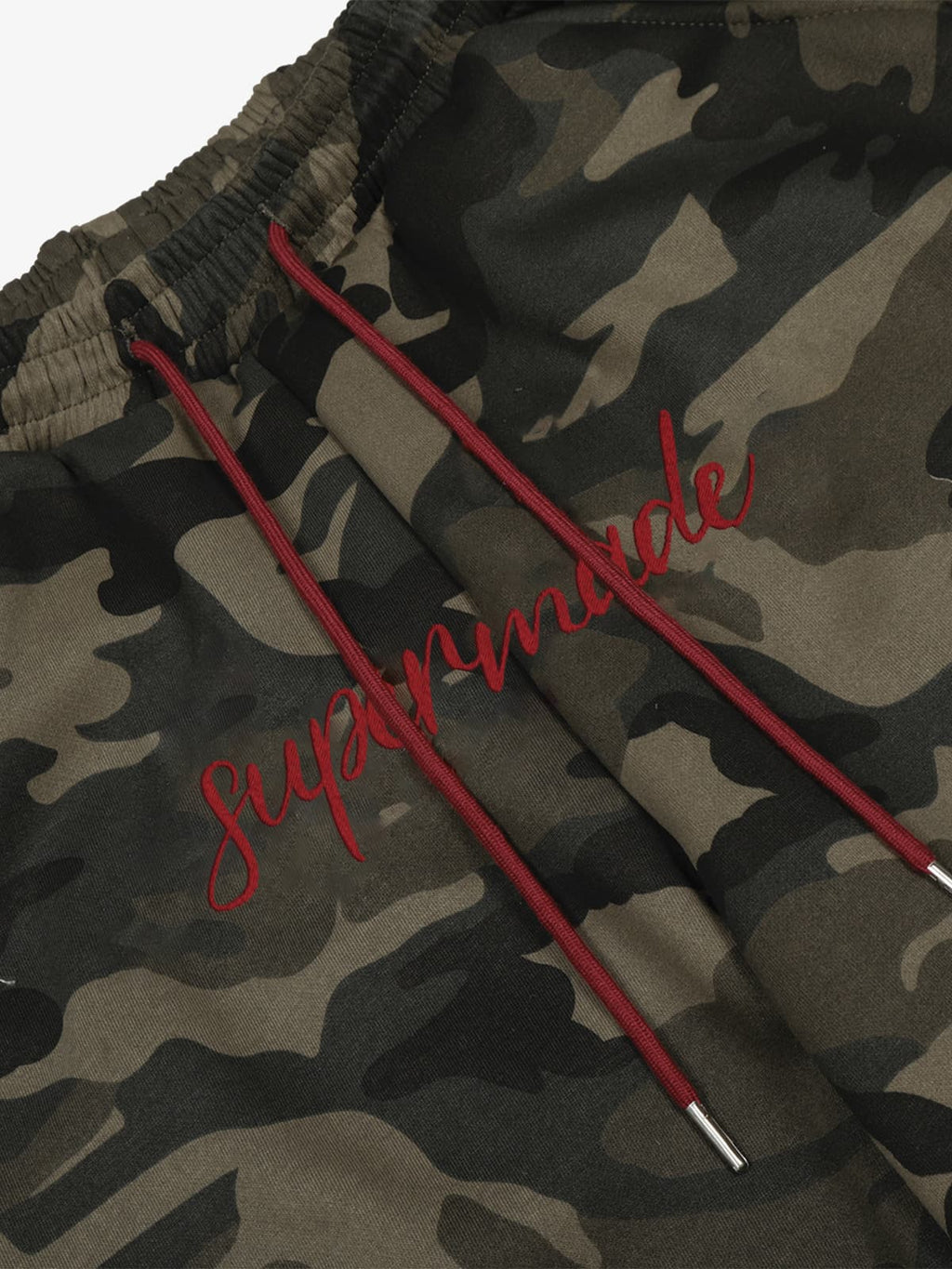 Retro Patchwork Embroidered Camouflage Barrel Pants - 2520