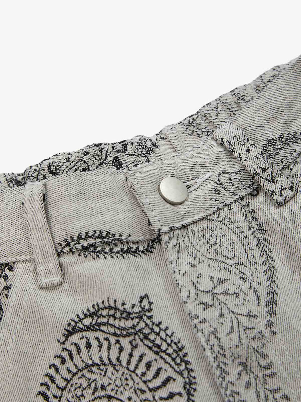 Paisley Jacquard Denim Jeans