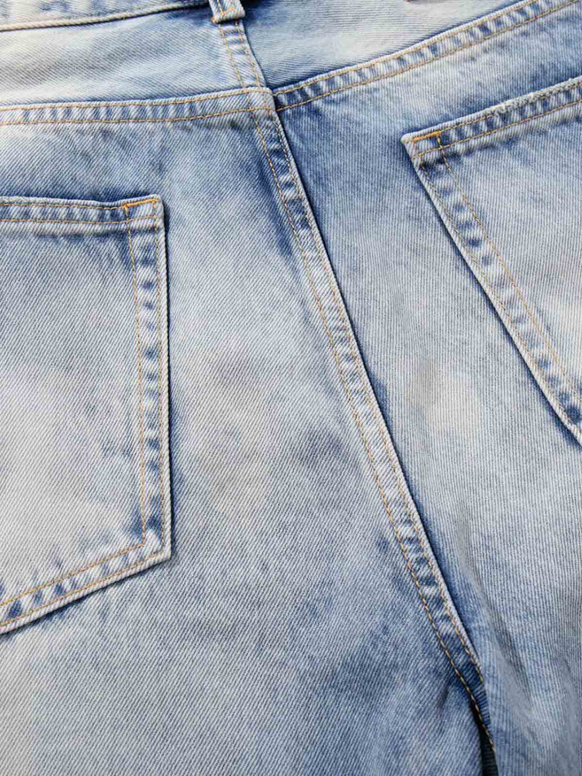 Washed Splatter-Paint Jeans