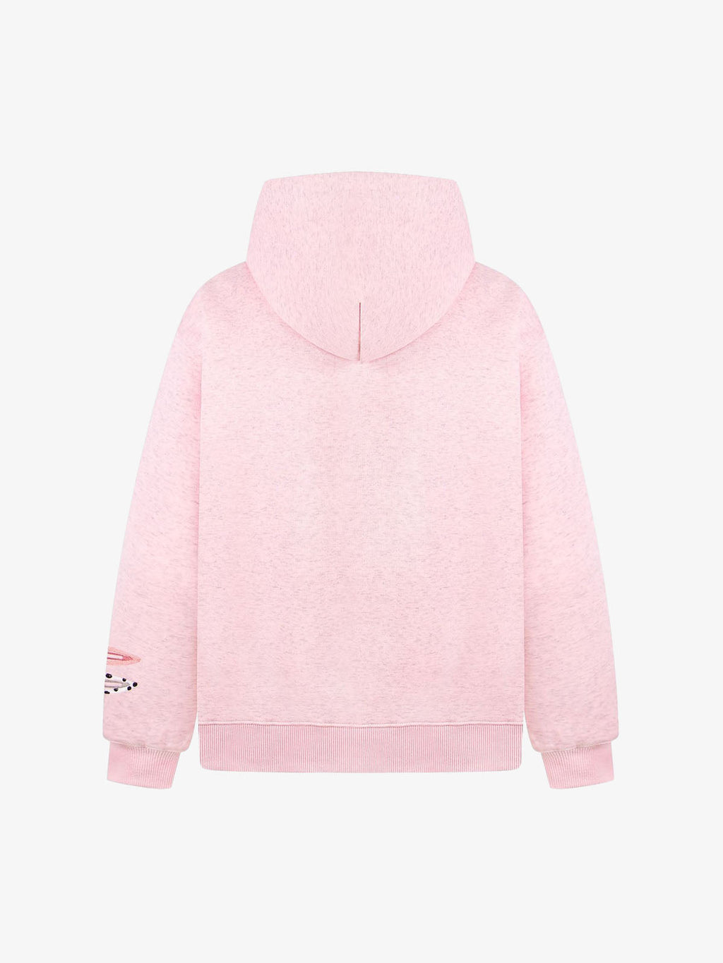Detachable Hair Clip Decoration Zip Up Hoodie