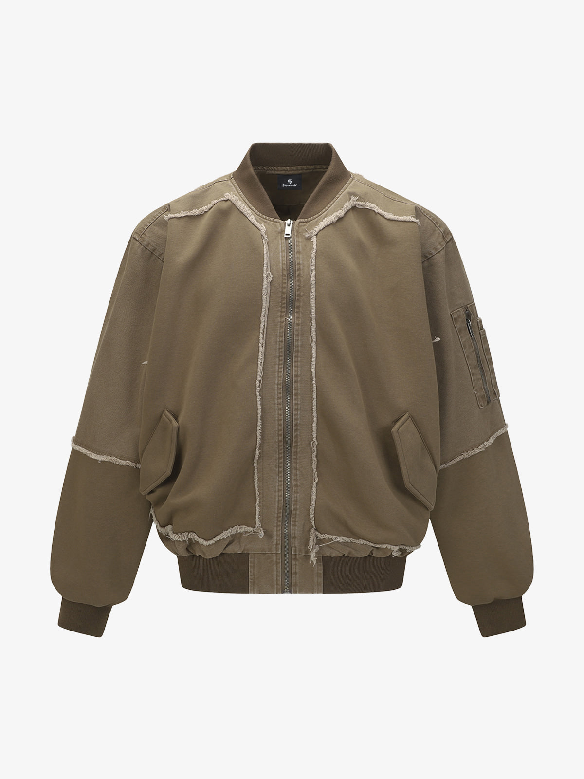 Raw Edge Deconstructed MA-1 Bomber Jacket