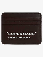 Scorpion Pattern Leather Card Holder