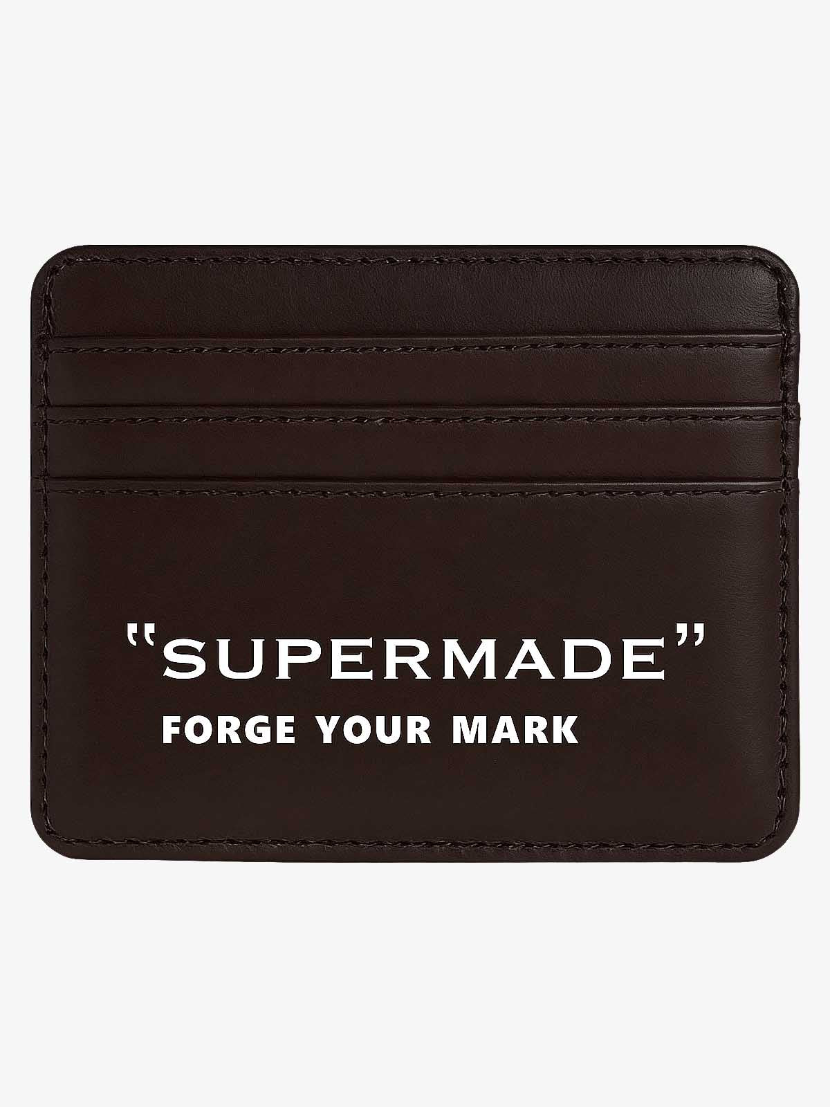 Scorpion Pattern Leather Card Holder