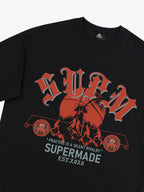 SUPM Slogan Graphic Retro Streetwear T-Shirt