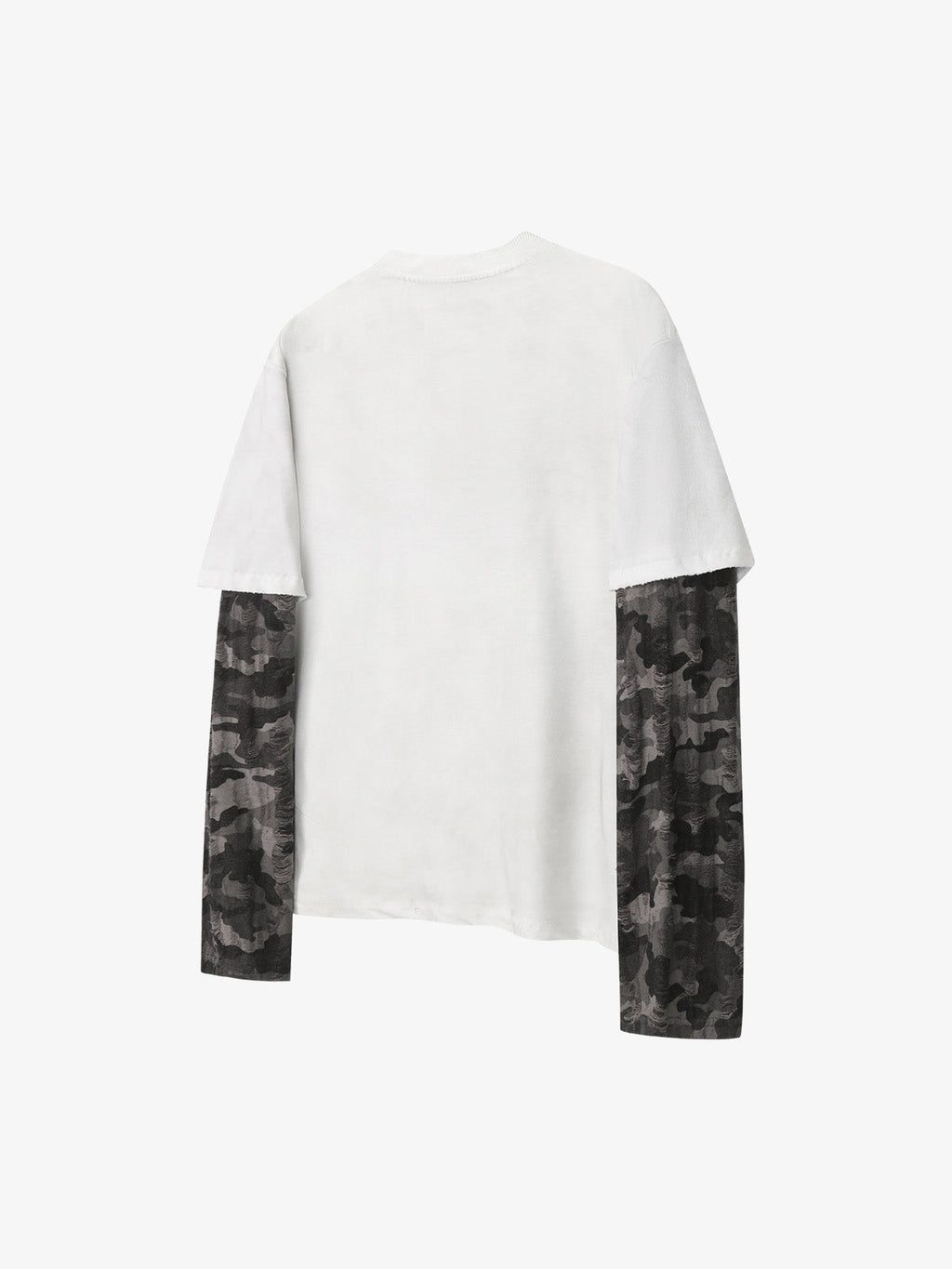 Layered Leopard Horse Graphic Long Sleeve T-Shirt