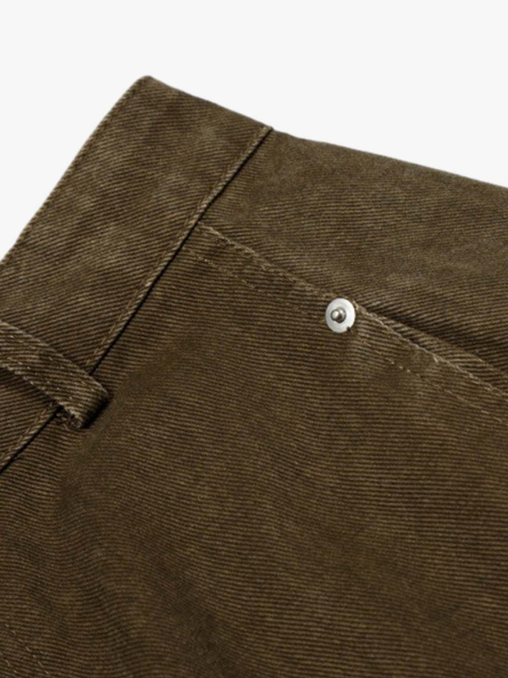 Washed Panel Cut Wide Leg Denim Jeans