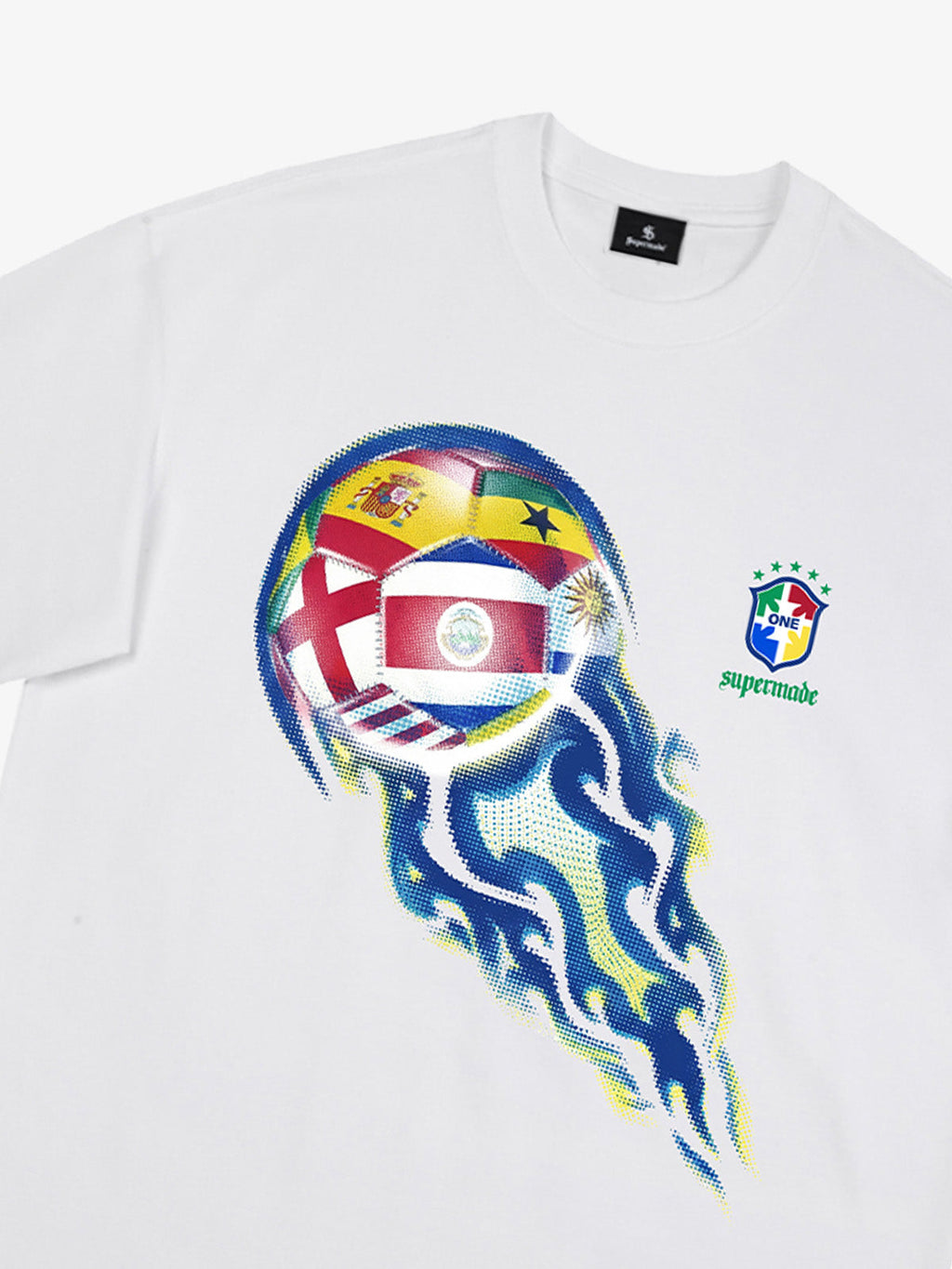 Flag Soccer Ball Graphic T-Shirt