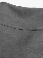 Mock Neck Layered Long Sleeve T Shirt
