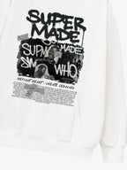 Trendy Retro Graffiti Character Hoodie