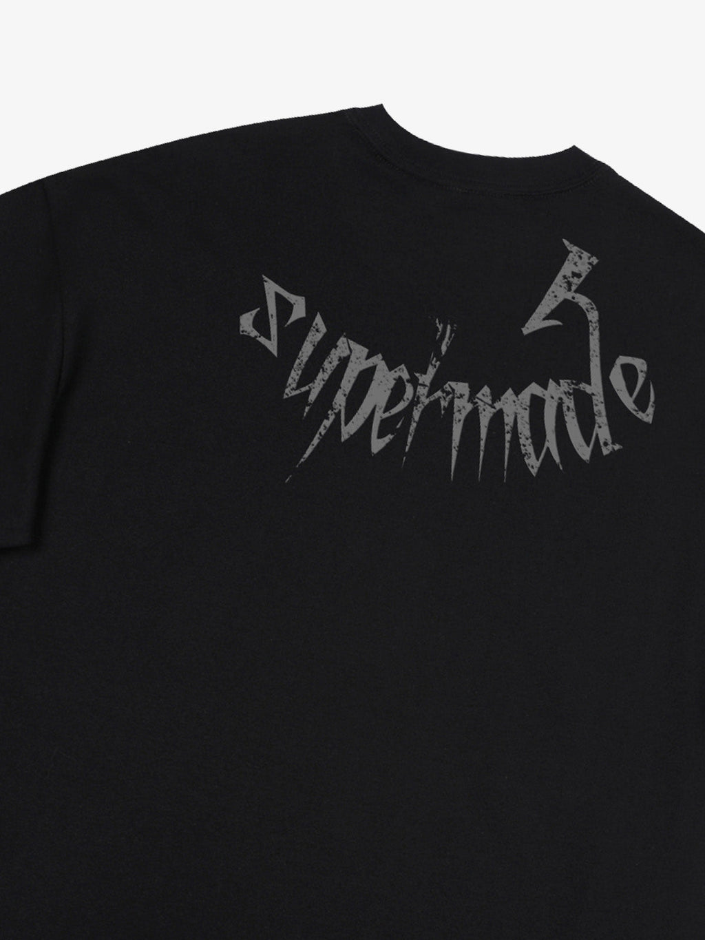 Gothic Skull Distressed Letter T-Shirt