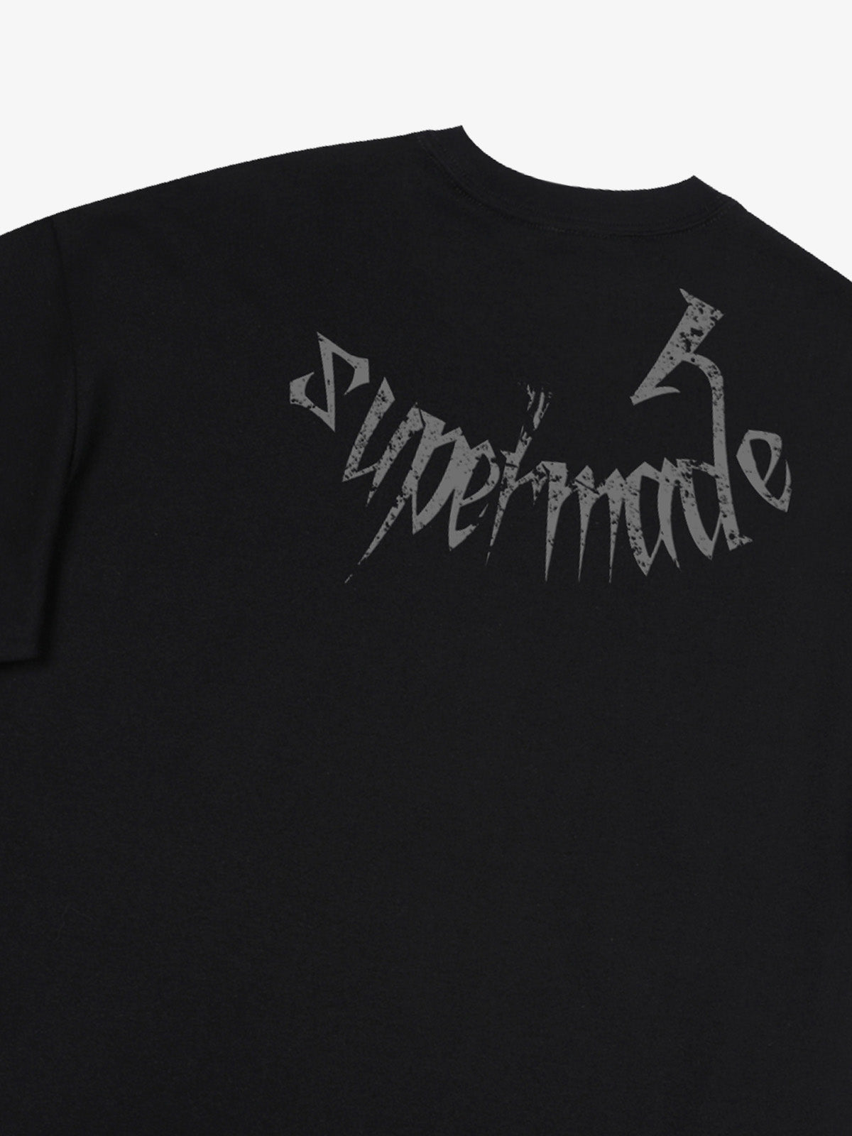 Gothic Skull Distressed Letter T-Shirt