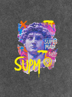 David Sculpture Vibrant Graffiti Art T-Shirt